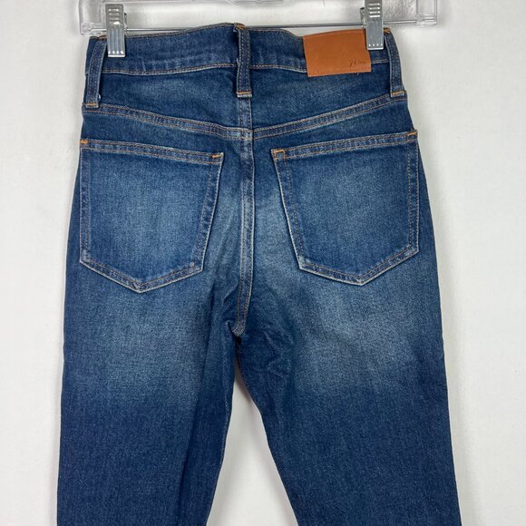 NWT J. Crew 9" Billie Mid-Rise Demi-Boot Crop Jean Lantern Wash Raw Hem Size 23 - Picture 8 of 11
